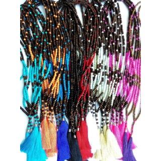 free shipping wholesale tassels wooden necklaces ethnic design 60 pieces alot